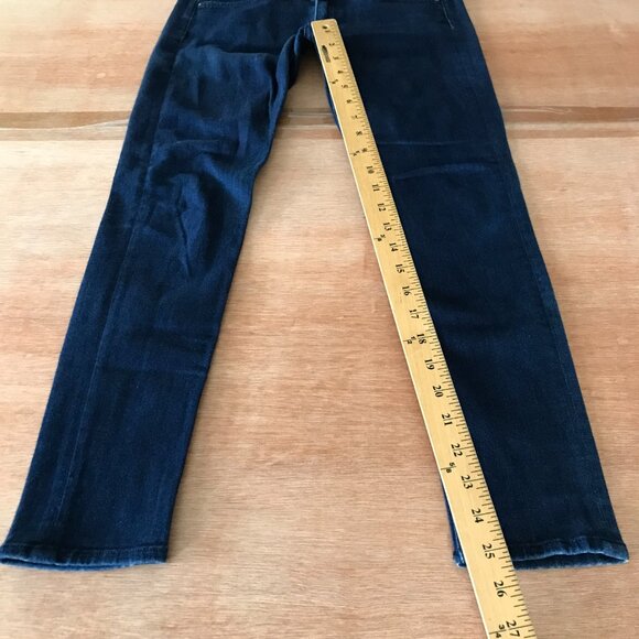 Rag & Bone Capri Skinny Jeans Women 27 Blue Mid Rise Stretch Preppy Dark Wash - Picture 7 of 13